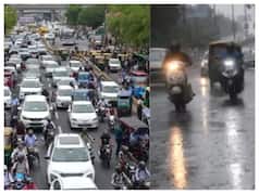 पहली बारिश में ही दरिया बनी दिल्ली, सड़कों पर जाम, कई गाड़ियां पानी में फंसी | देखें PHOTOS