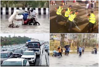 Waterlogging, Traffic Jams Reported In Several Areas Of Delhi After Heavy Rains, Commuters Face Harrowing Time
