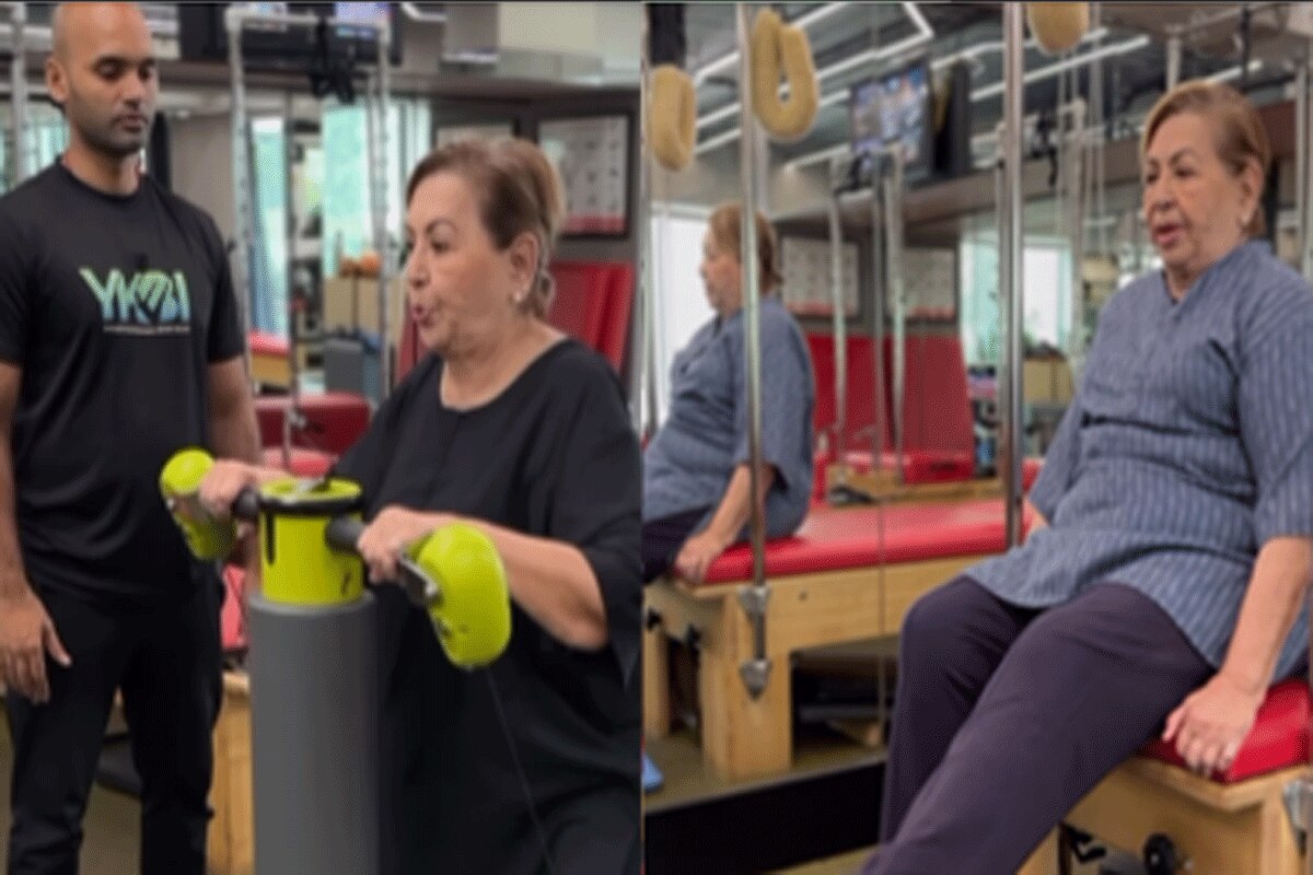 85 साल की उम्र में हेलन ने जिम में बहाया खूब पसीना, वर्कआउट वीडियो वायरल