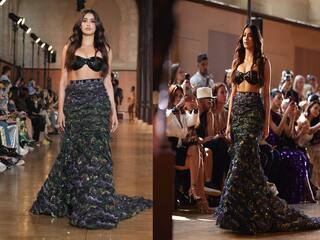 Paris Haute Couture में जाह्नवी कपूर ने बिखेरा जलवा, राहुल मिश्रा की डिजाइनर ऑउटफिट में नजर आईं एक्ट्रेस