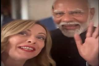'Hi Friends, From #Melodi': Giorgia Meloni, PM Modi All Smiles In New Video From G7 - WATCH