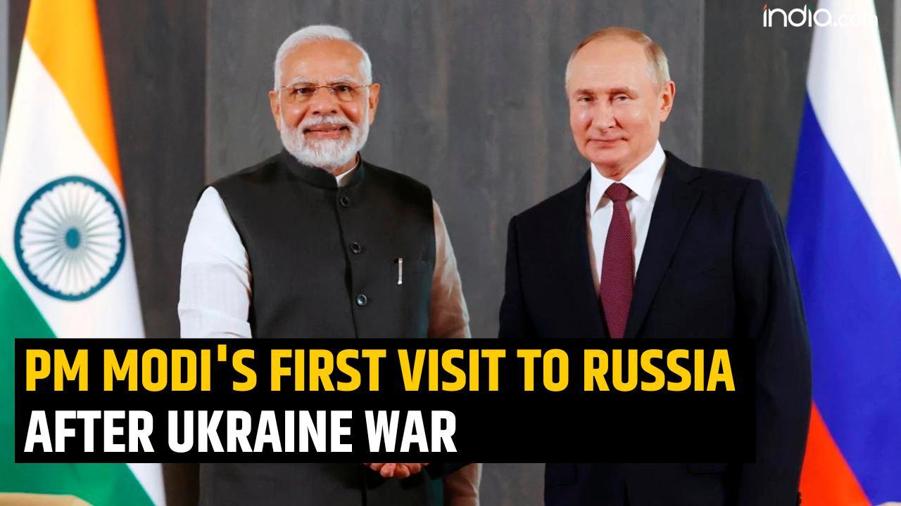PM Modi Russia Visit : India's PM Modi to Visit Russia for the First Time Since Ukraine War