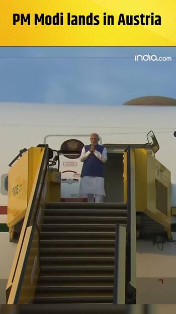 PM Modi lands in Austria after concluding historic Russia visit