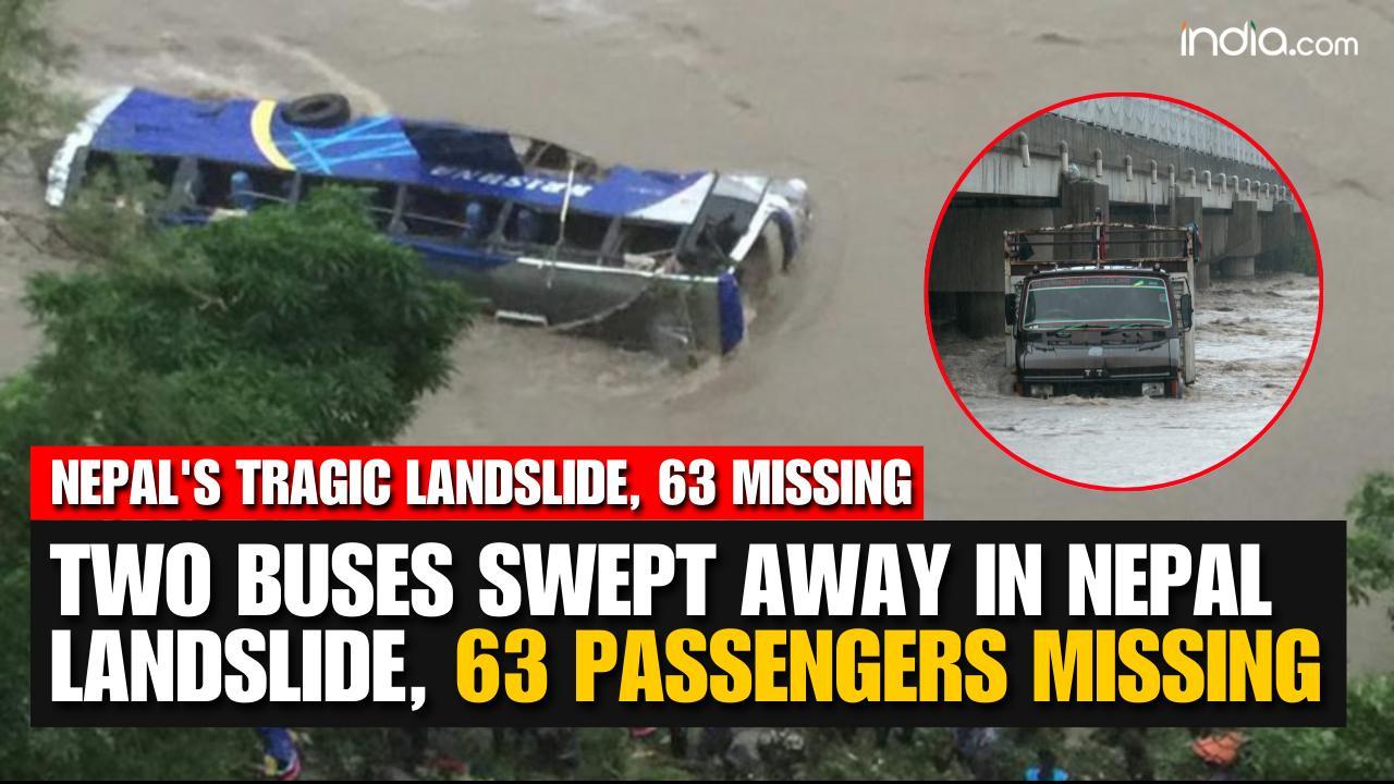 Nepal: 2 Buses with 63 Passengers Swept Away By Landslide in Trishuli River