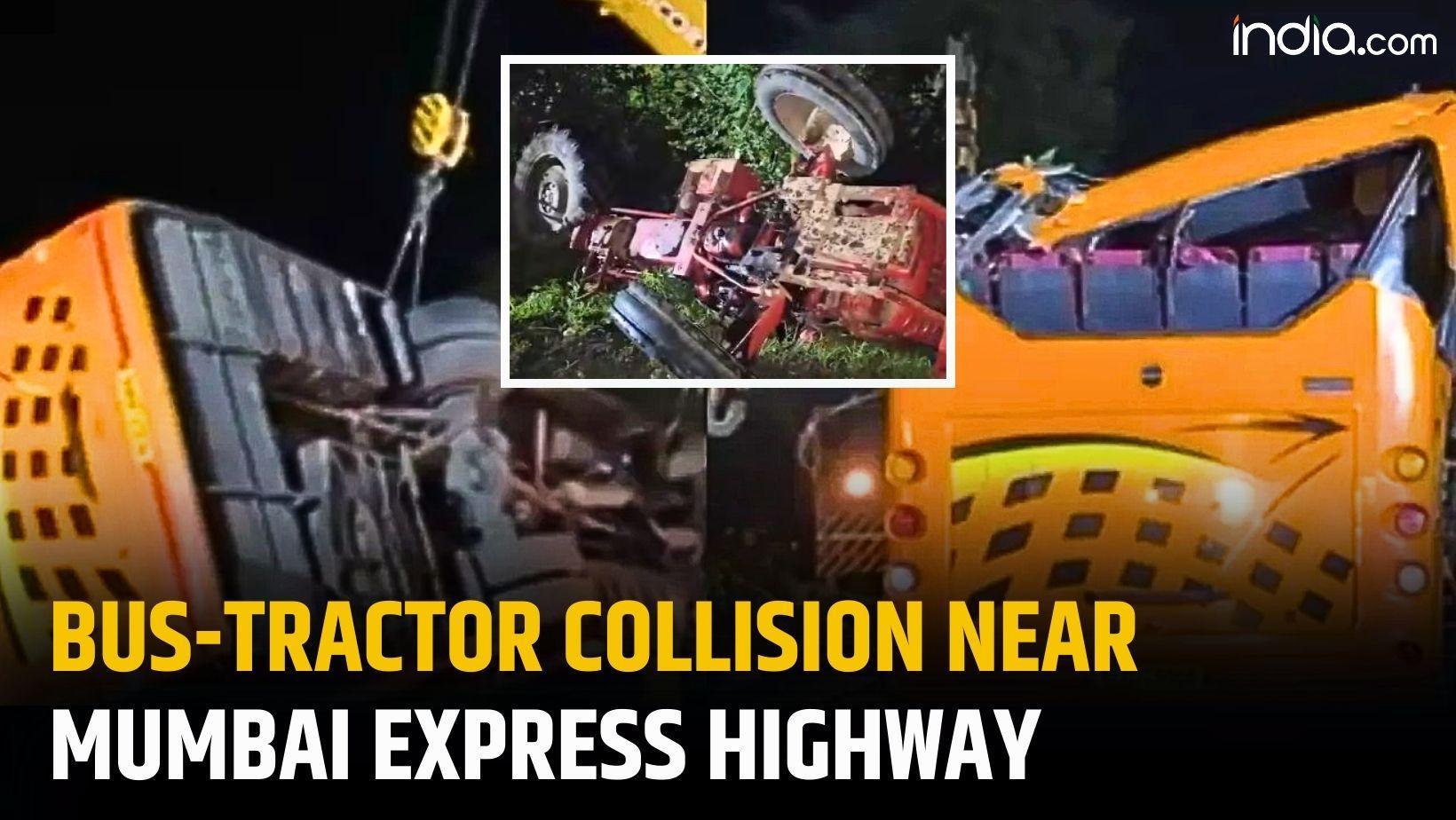 Mumbai Bus Accident: 5 Dead, Several Injured In Bus-Tractor Collision Near Mumbai Express Highway