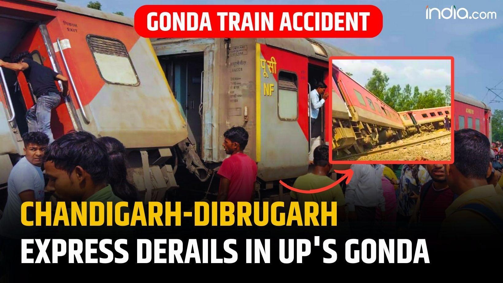 Gonda Train Accident : 1 Passenger Dies As 12 Coaches Of Chandigarh-Dibrugarh Express Derail In UP