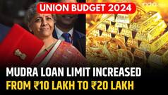 Union Budget 2024: MUDRA Loan Limit increased from ₹10 lakh to ₹20 lakh