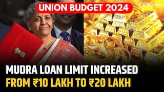 Union Budget 2024: MUDRA Loan Limit increased from ₹10 lakh to ₹20 lakh