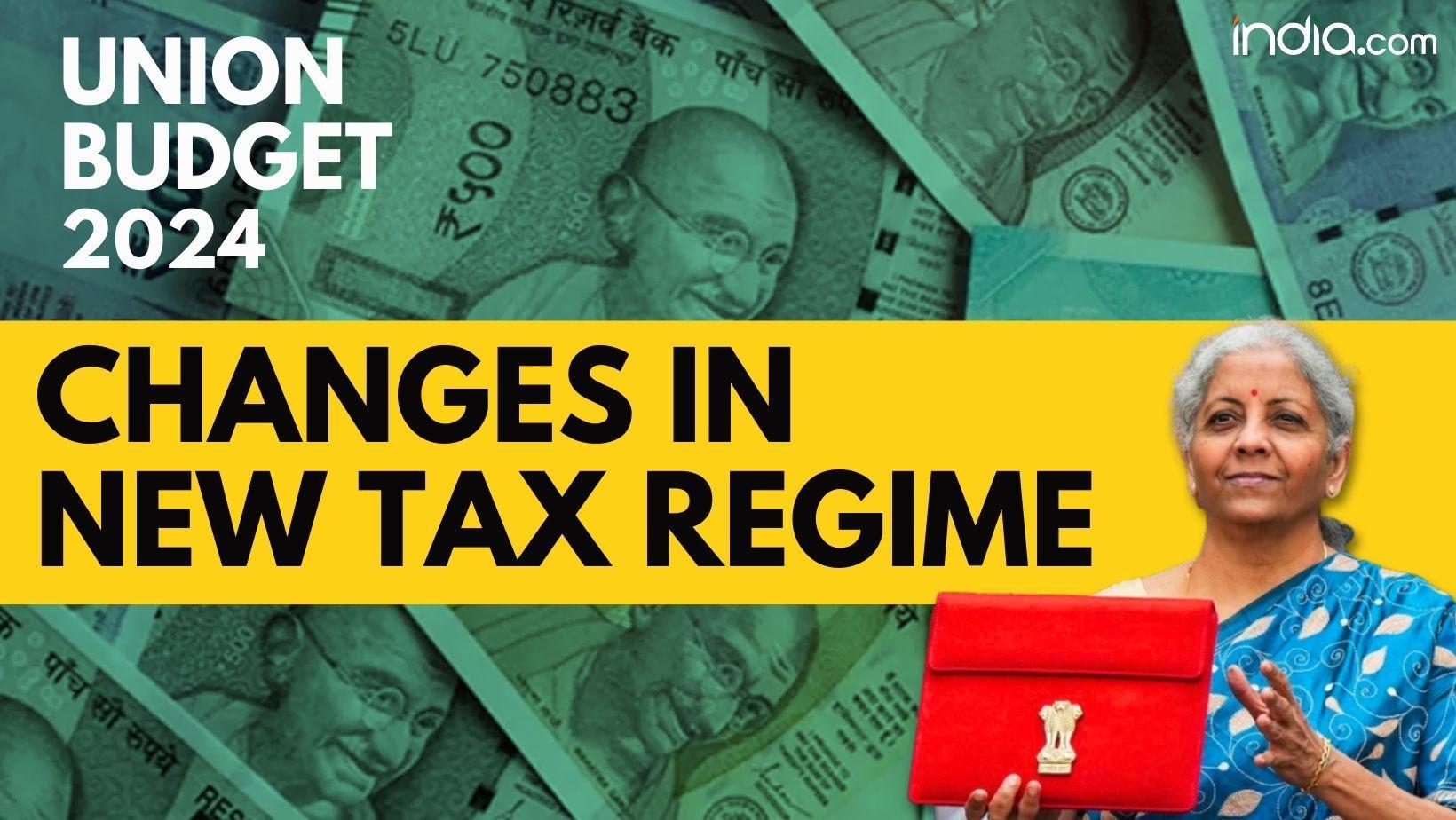 Budget Income Tax Slab: Changes In New Tax Regime Announced |  Union Budget 2024