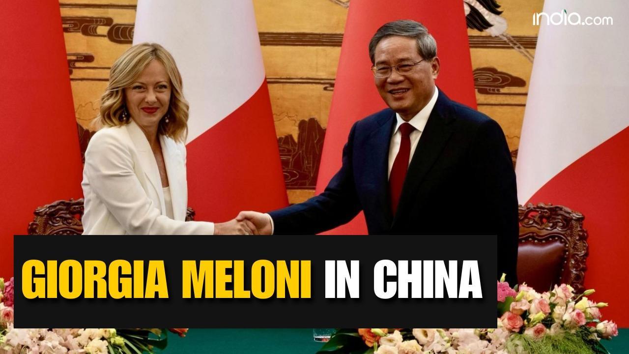 Giorgia Meloni Meets Chinese PM Li Qiang: Italian Leader Receives Royal    Guard of Honour    in Beijing