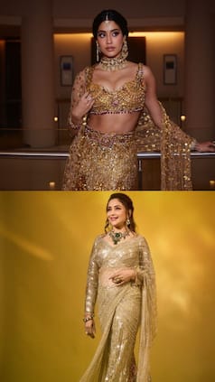 Celeb-Approved 8 Golden Ethnic Ensembles To Dazzle At Weddings