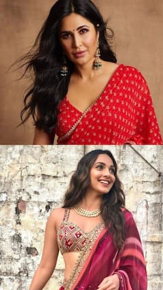 8 Celeb-Approved Red Sarees For Hariyali Teej