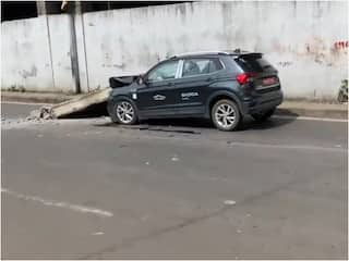 Mumbai Mishap: Andheri Flyover Slab Collapses in Andheri, Falls on Moving Vehicle,  Narrow Escape for Driver