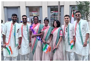 Indian Athletes Dazzle In Traditional Attires Ahead Of Paris Olympics 2024 Opening Ceremony  -  See  Pics
