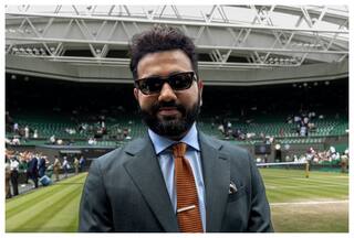 Rohit Sharma Steals Show At Wimbledon 2024, See Viral  Pictures