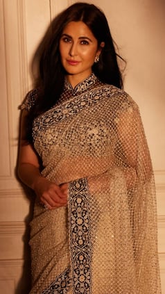 Katrina Kaif Inspired 12 Trendy Sarees And Blouses For Glamourous Evenings