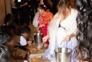 Internet Blesses Kim And Khloe Kardashian For Serving Langar at ISKCON Temple
