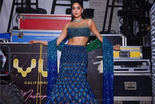 Janvhi Kapoor's Enchanting Peacock Lehenga is an Ode to Her Jamnagar Diaries