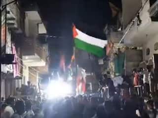 WATCH: Palestinian Flag Waved During Muharram Procession In UP's Bhadohi; 1 Arrested