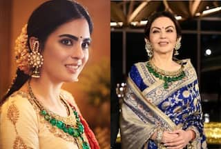 Isha Ambani Rewears Mom Nita Ambani's Emerald Necklace at Anant-Radhika's Haldi- Pics!
