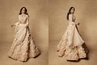 Isha Ambani is a Floral Dream in Ivory Sabyasachi Lehenga And it is Raining Pearls Not Emeralds This Time!