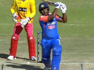 संजू ने मारा ऐसा छक्का गेंद चली गई स्टेडियम से पार, सीरीज का लगाया सबसे लंबा सिक्स | VIDEO