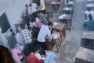 Students Indulge In Mass Copying While Teachers Keep Guard In Bhind