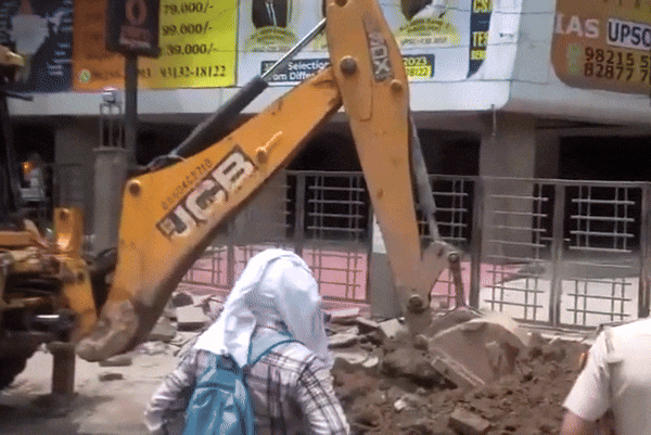 Bulldozers Demolish Parts Of Delhi's IAS Coaching Institute After 3 Students Died Due to Flooding