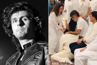 Sonu Nigam Cries Inconsolably at Tishaa's Prayer Meet, Lays Head on Krishan's Lap