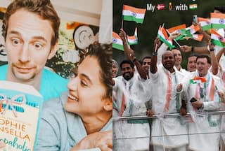 Taapsee Is Proud of Mathias Wearing a Kurta, Waving Indian Flag at Paris Olympics 2024