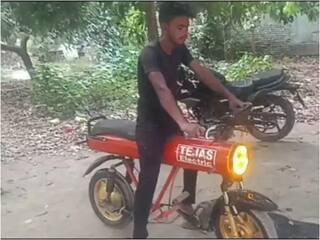 Meet Mohammad Riyaz, Car Wash Attendant From Bihar Who Built Eco-friendly Bike Using  Scrap