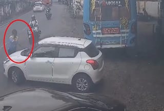 On Cam: Kerala Cop Drives Car With Petrol Pump Staff On Bonnet After Being Asked To Pay For Fuel - VIDEO