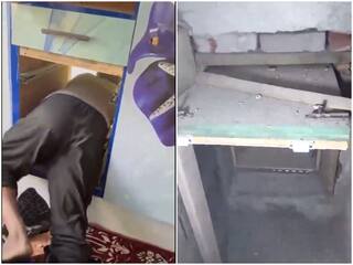 Watch: 4 Terrorists Killed In J&K's Kulgam Hid In 'Bunker' Behind An Almirah