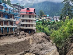 Cloudburst In Himachal Pradesh's Kullu; Footbridge, Makeshift Sheds Washed Away In Flash Floods In Tosh Hills