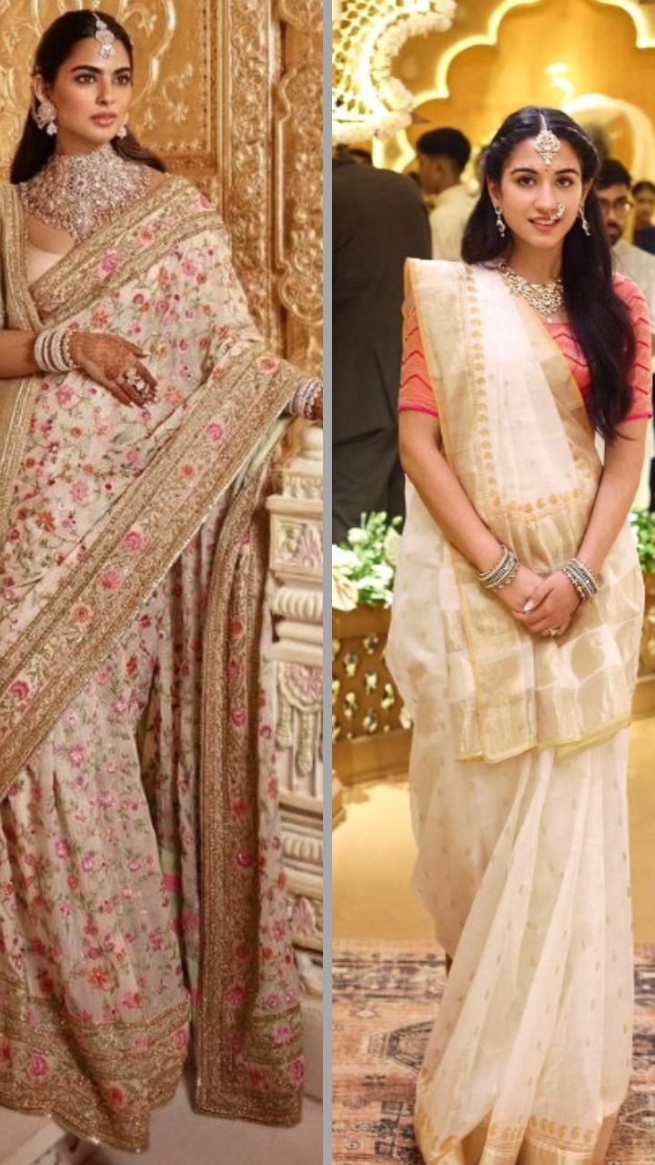 Ambani Ladies Inspired 6 Elegant Sarees For Wedding Evenings