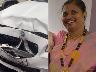 मुंबई के वर्ली में तेज रफ्तार BMW ने बाइक सवार दंपति को टक्कर मार दी, महिला की मौत