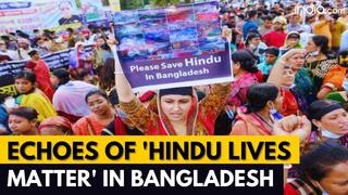 Bangladesh Crisis: Bangladeshi Hindus Protest Attacks On Minorities Demanding Safety