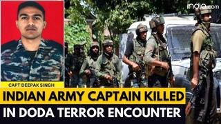 Doda Encounter: Indian Army Captain Killed In Encounter During Search For 4 Terrorists In J&K
