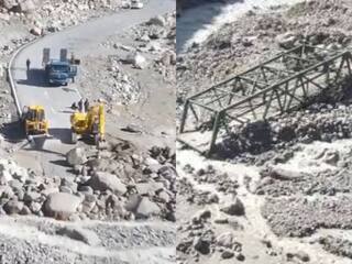 हिमाचल में नहीं थम रहा कुदरत का कहर, अब लाहौल और स्पीति में फटा बादल, दो पुल बहे