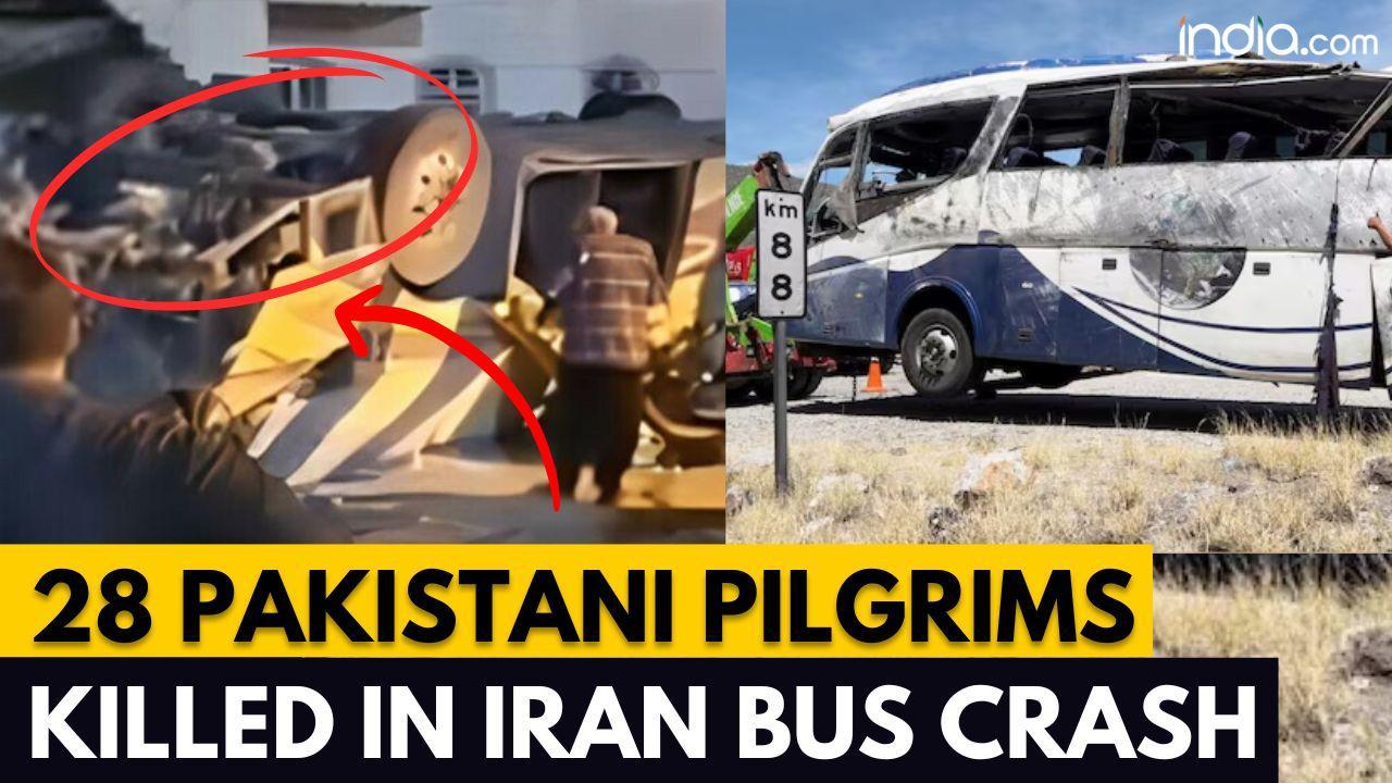 At least 28 killed as bus carrying Pakistani pilgrim overturns in Iran | Iran Bus Crash