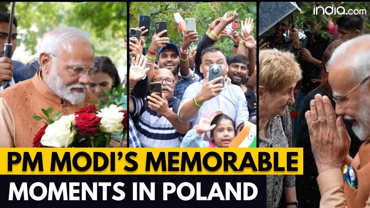 PM Modi In Poland: Prime Minister Narendra Modi’s memorable moments in Warsaw, Poland