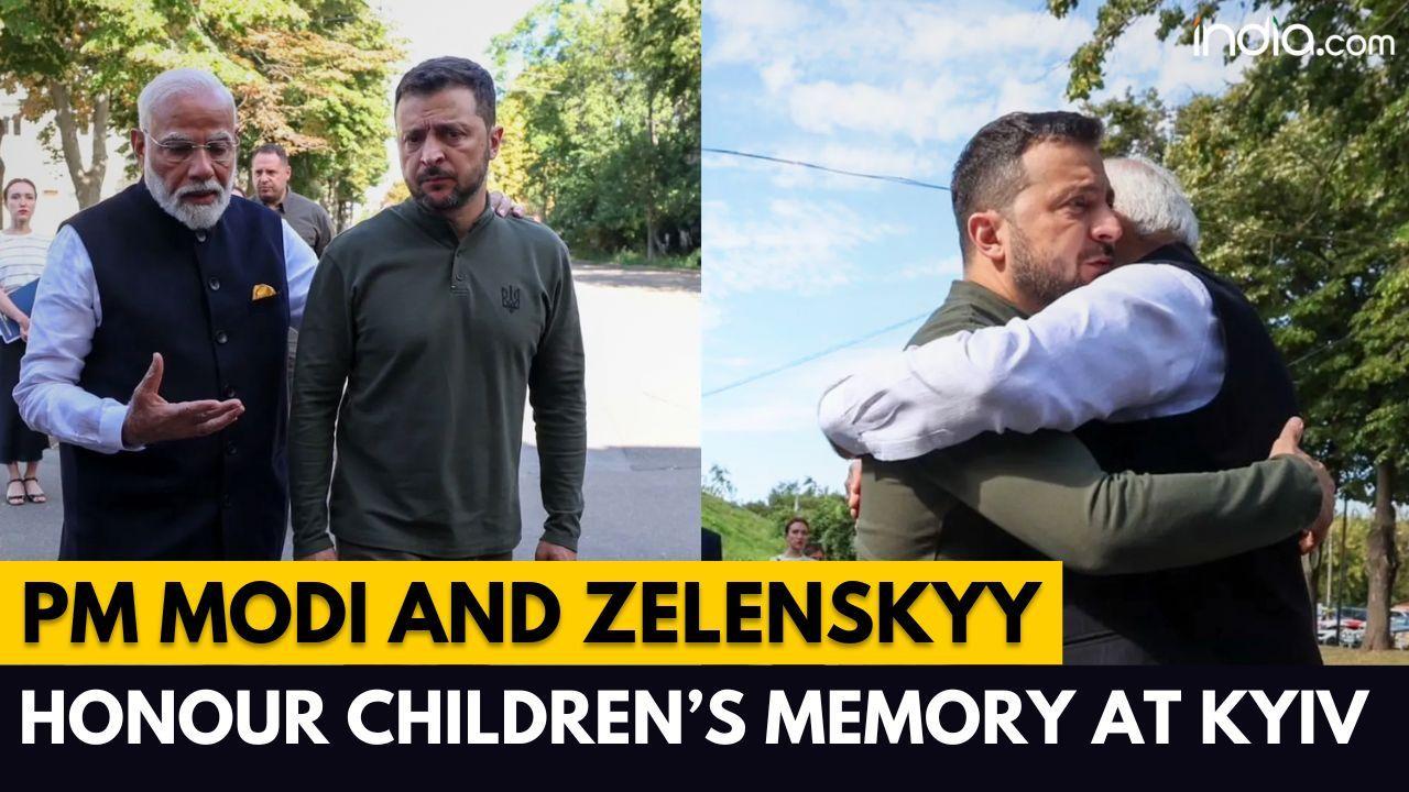 PM Modi Ukraine Visit: Modi and Zelenskyy Honor Children's Memory at Martyrologist Exposition