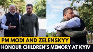 PM Modi Ukraine Visit: Modi and Zelenskyy Honor Children's Memory at Martyrologist Exposition