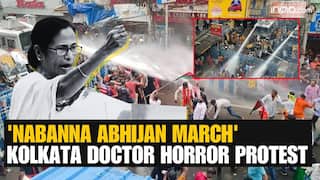 Kolkata RG Kar Case: Kolkata Police Clash with Protesters in Teargas and Lathi Charge Showdown