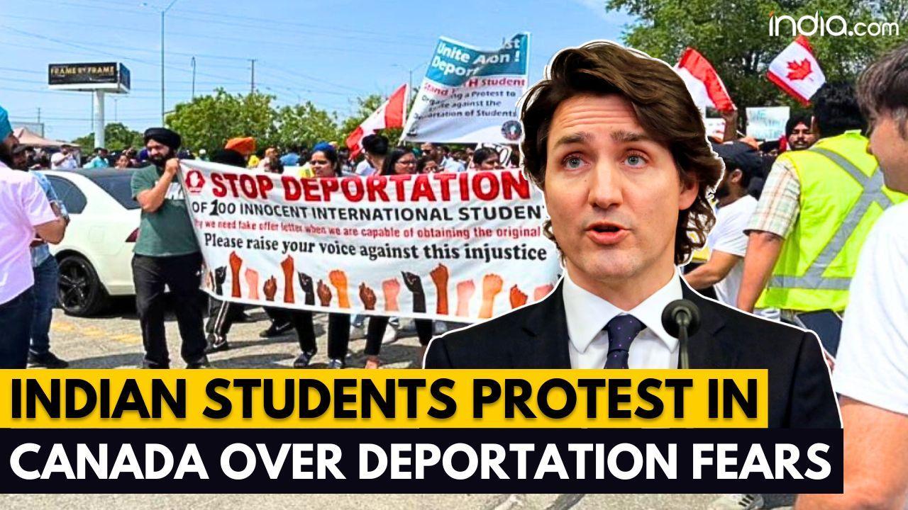 Canada: Indian Students Protest Against Canada's Immigration Policy Changes, Deportation Fears