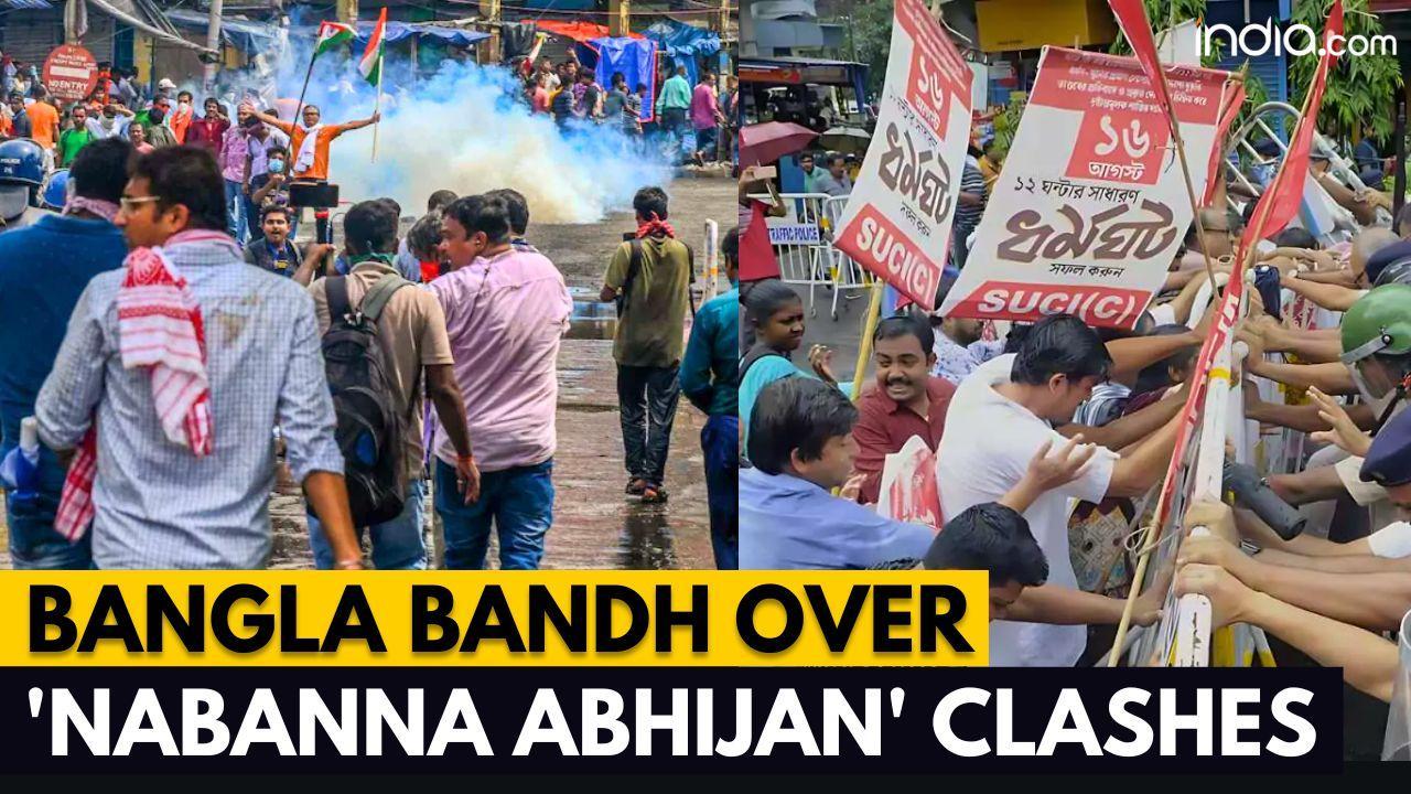 Bengal Bandh: BJP Initiates 12-Hour ‘Bengal Band’; Govt Says ‘Won’t Allow'| BJP Supporters Arrested