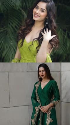 8 Celeb-Inspired Green Suits For Hariyali Teej