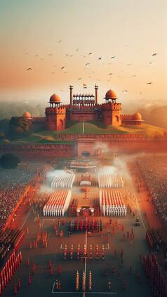 AI Recreates Independence Day Celebrations At Delhi's Iconic Red Fort - See Images