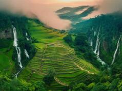Explore The 7 Hidden Ancient Ruins Of Cherrapunjee Surrounded By Green Hills