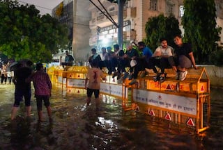 Delhi Old Rajendra Nagar Where IAS Aspirants Died Flooded Again After Fresh Spell Of Rain